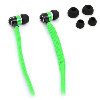 Auriculares Intrauditivos Omega Freestyle +microfono Cordones Verde Fh2112g