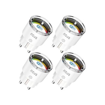 Pack De 4 Enchufes Wi-fi Smart - Nous-a1-4 - Nous