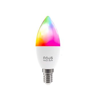 Ampolla E14 Inteligente Rgb Wifi Tuya - Nous-p4 - Nous