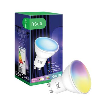 Ampolla Gu10 Inteligente Rgb Wifi Tuya - Nous-p8 - Nous