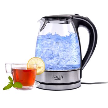 Hervidor de agua - PROFICOOK WKS1106, Hervidor Agua Eléctrico, 1 L, sin  BPA, Acero Inoxidable, Resistencia Oculta, Inalámbrico, 2200 W, 1 l, Plata