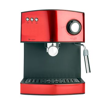 Hisense HESCM15DBK Cafetera Express Manual Espresso y Capuccino, espumador  de leche, Presión 15 bares, Depósito de 1,5L, Acabados en Acero inoxidable,  1100W