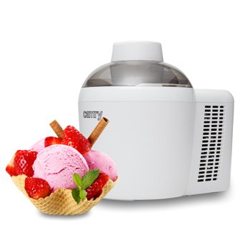 Heladera, Maquina Hacer Helados, Sobertes, Yogur Helado, 0,7 L, Preparación: 30 M,  Accesorios Blanco 90w Camry Cr 4481