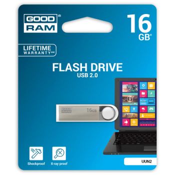 Memoria Usb Goodram 16gb Uun2 Silver Usb 2.0