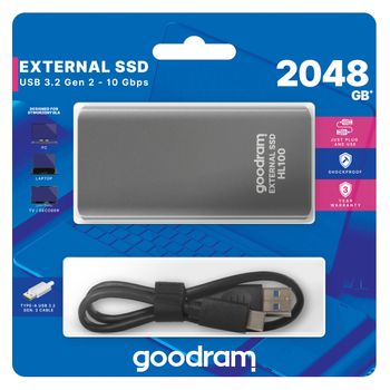 Disco Duro Externo Goodram Hl100 2tb Ssd