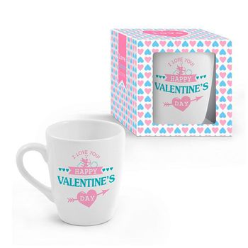 Taza De Cerámica. Modelo Sant Valentín. Colección Románticas