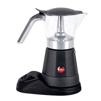 Cafetera italiana electrica - JOCCA Cafetera italiana electrica, 480 W, 6  tazas, Rojo