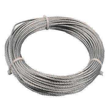 Stop Sun, Cable De Acero Galvanizado, Cable Metálico 2 Mm/20 Mb, 6x7+fc, 3 Bobinas