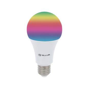 Smart Wifi Bombilla E27 Tellur, 10w, Blanco/cálido/rgb, Atenuador