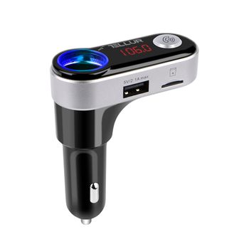 NK Transmisor FM Bluetooth para Coche Negro