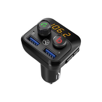 Transmisor Fm Bluetooth Para Coche Fmt-b8 Tellur, Negro