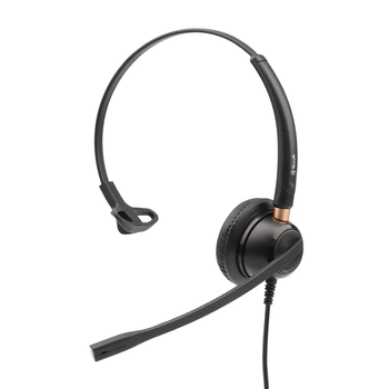 Voice 510n Auriculares Para Call Center Tellur, Con Cable, Qd, Monoaural, Usb, Negro