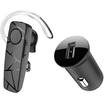 Vox 60 Auricular Bluetooth Tellur, Cargador De Coche, Negro