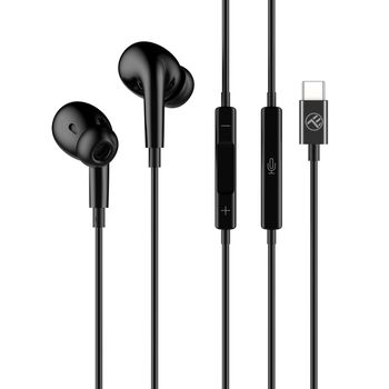 Attune Auriculares Internos Tellur, Tipo C, Negros