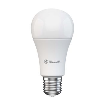 Smart Wifi Bombilla E27 Tellur, 9w, Blanco/cálido, Regulable