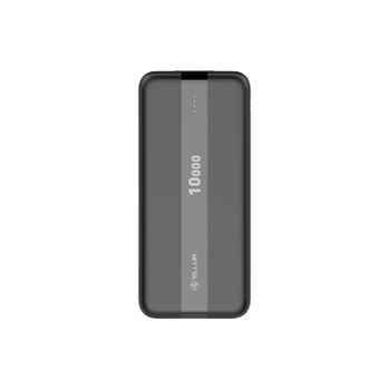 Pbc103 10000mah Power Bank Tellur, 2xusb+tipo-c+microusb, Negro