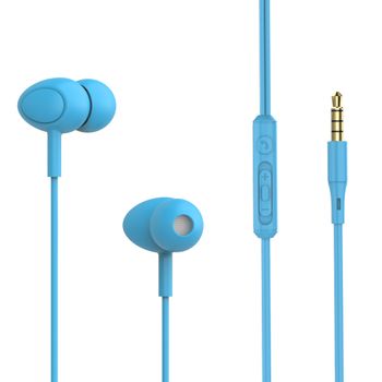 Basic Gamma Auriculares Internos Tellur, Con Cable Y Micrófono, Azul