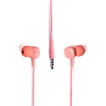 Basic Sigma Auriculares Internos Tellur, Con Cable Y Micrófono, Rosa