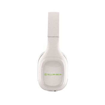 Pulse Green - Auriculares Supraaurales Bluetooth Tellur, Plegables, Color Crema