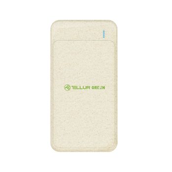 Green Pd103 Power Bank 10000mah Tellur, 2xqc3.0 + Pd 18w, Crema