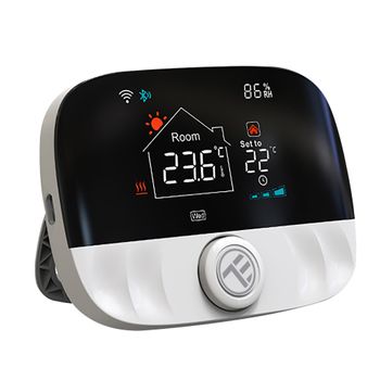 Termostato Ambiental Smart Wifi Tellur, Tsh02, Negro