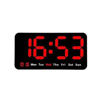 Reloj De Pared Digital - Ceramarble Furni - Reloj Digital Led De 9 Pulgadas