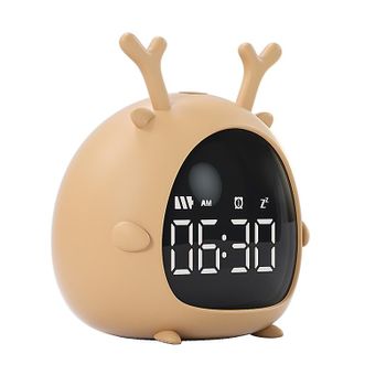 Reloj Despertador Analógico, Ceramarble Furni, Reloj De Cabecera Con Alarma Fuerte Y Diseño De Dibujos Animados Silencioso