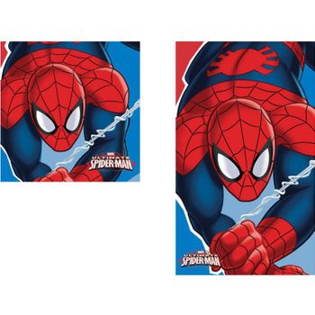 Set Toallas Manos Spiderman Marvel Algodon