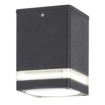 Zombor 7818 Rabalux Antracita Gu10 35w Luminaria De Superficie Para Terrazas