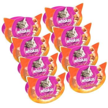 Whiskas Golosinas Les Irrésistibles - Carne - Para Gatos - 60 G (x8)