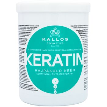 Kallos Cosmetics Keratin Mascarilla Para El Cabello 1l