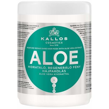 Kallos Cosmetics Mascarilla De Áloe Vera Para Cabello 1000 Ml