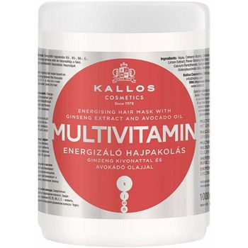 Kallos Cosmetics Multivitamin Mascarilla Cabello Seco 1000 Ml