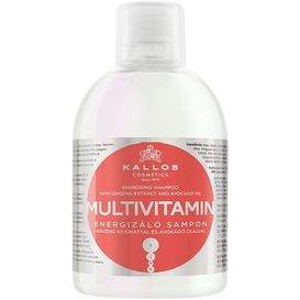 Kallos Cosmetics Champú Multivitamin Con Extracto De Ginseng Y Aceite De Aguacate 1l