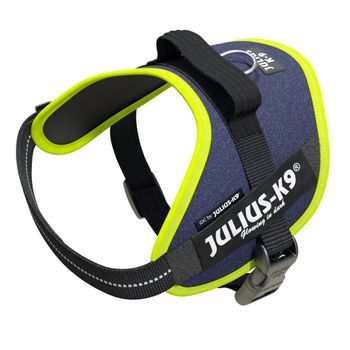 Arnés Julius K9 Idc Vaquero Y Neón - Talla Mini