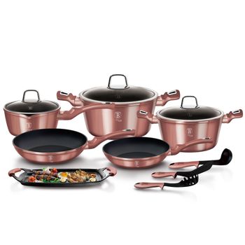 Batería Cocina Inducción 3 Piezas Aluminio Fundido Antiadherente Ilag Sin  Pfoa Set Cazuelas Sartén Negro Smile Wood con Ofertas en Carrefour