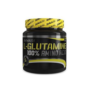 100% L-glutamine Biotechusa Bote 240 G