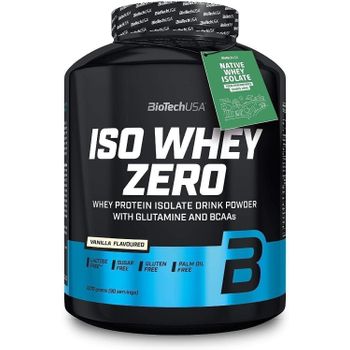 Biotechusa Iso Whey Zero 2270 Gr Proteína Sin Gluten