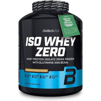 Biotechusa Iso Whey Zero 2270 Gr Proteína Sin Gluten