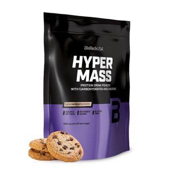 Biotech Usa - Hyper Mass - 1 Kg - Proteína De Suero De Leche -  Sabor: Cookies And Cream