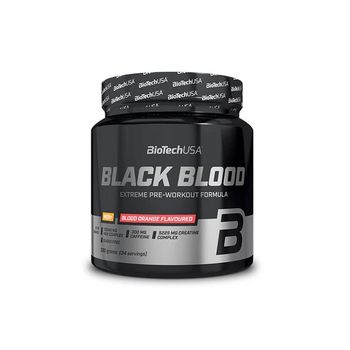 Biotech Usa - Black Blood Nox+ - Aporte Energético Sin Azúcares - Con Cafeína -  Sabor: Ru
