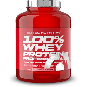 Scitec Nutrition 100% Whey Protein Professional 2.35 Kg - Fórmula Mejorada Sin Gluten Ni Azúcares