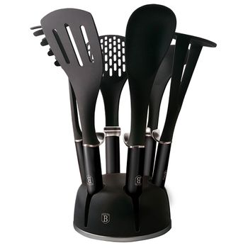 Set De Utensilios De Cocina Klack De 19 Piezas Silicona Con Cuchillos Y  Tabla Negro con Ofertas en Carrefour