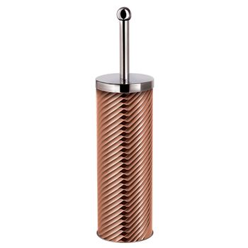 Escobilla De Baño Escobillero Wc Acero Inox., Cepillo Inodoro Antisalpicaduras, Portaescobillas Oro Rosado  Berlinger Haus Rose Gold