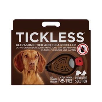 Repelente Ultrasónico Tickless Pet Para Perros - Marrón