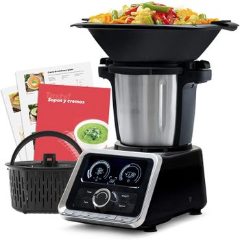 Robot De Cocina 1000w | 3.5l | 12 Vel + Turbo Mellerware Tasty! Black