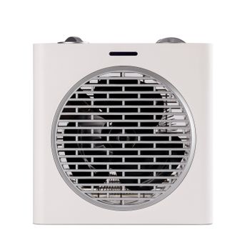 Calefactor 2000w | 3 Funciones | Antivuelco Mellerware Homy! White