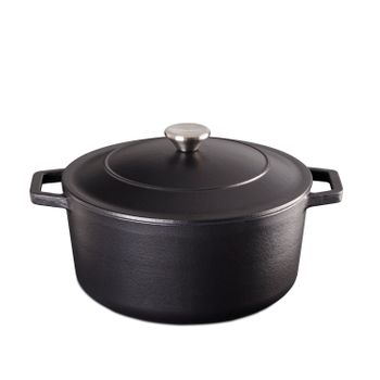 Sartén De Hierro Fundido Ø31 Cm Con Doble Asa Y Pico Negro Bbq#boss con  Ofertas en Carrefour