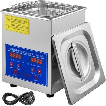 Limpiador Ultrasónico Digital 2l Acero Inoxidable, Vevor Ultrasonic Cleaner