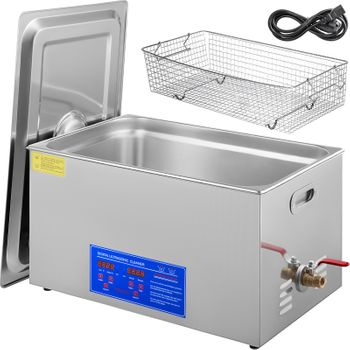 Limpiador Ultrasónico Profesional 10L Acero Inox 240W Máquina Ultrasónica  Ultrasonidos Limpieza Joyas Piezas Metálicas +